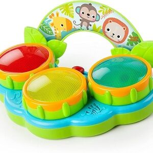 Bright Starts Safari Beats Baby Drum Toy